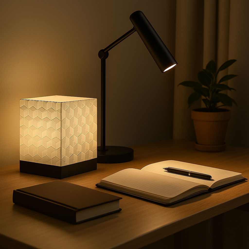 Optical illusion tablelamp